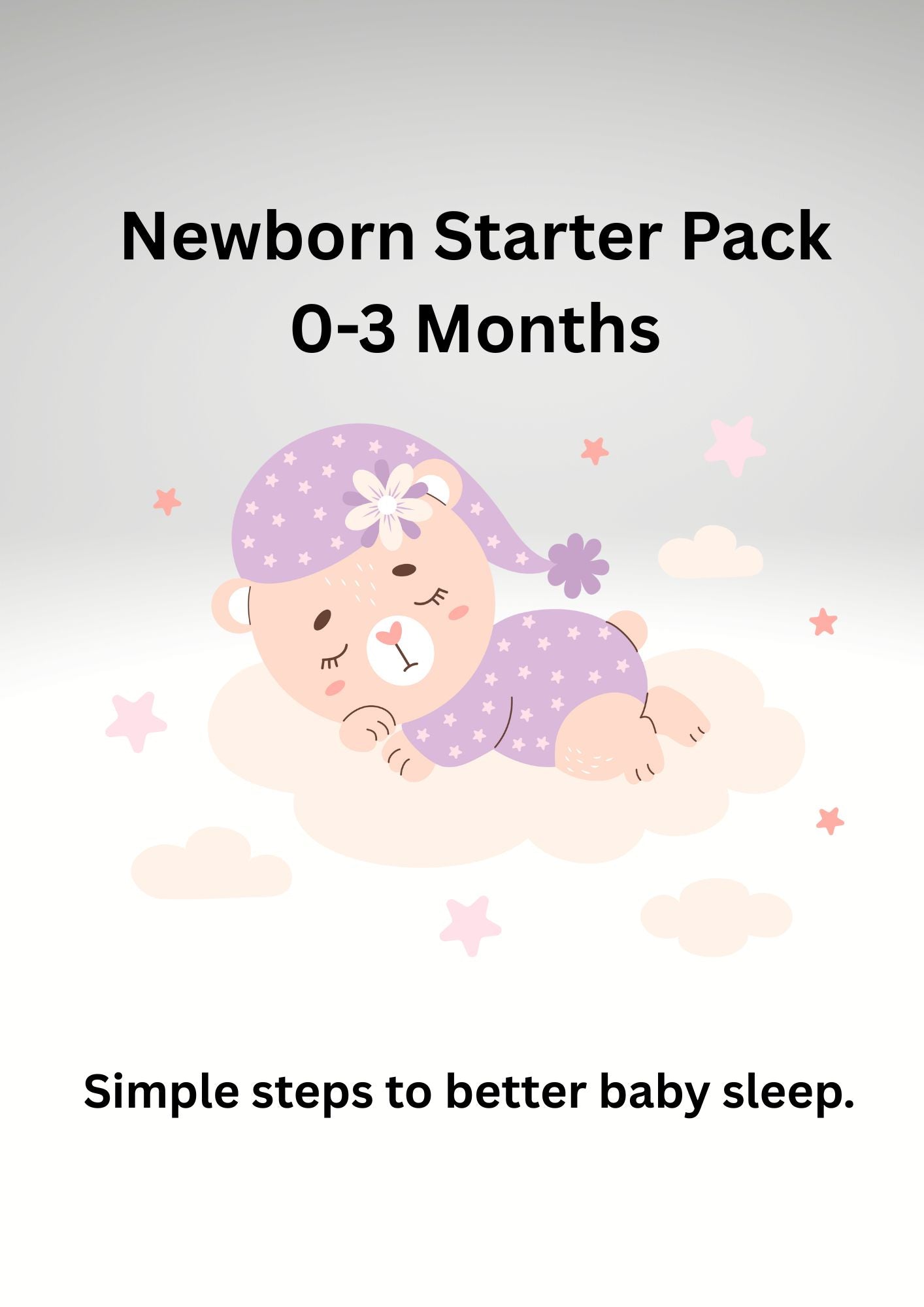 Baby Sleep Pack 0–3 months — digital sleep guide with age packs and  trackers